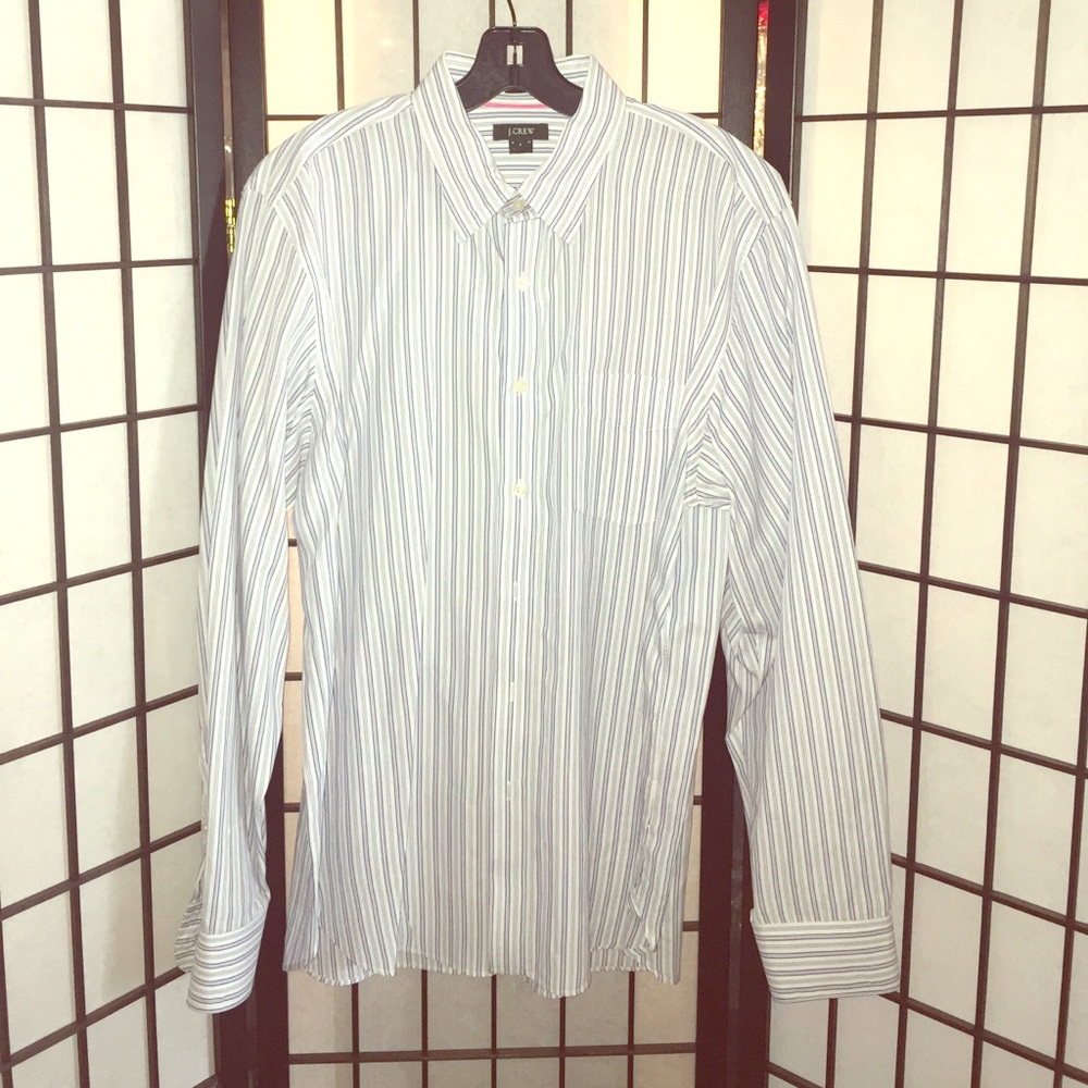 J CREW Mens Tailored Fit Longsleeve Button Down